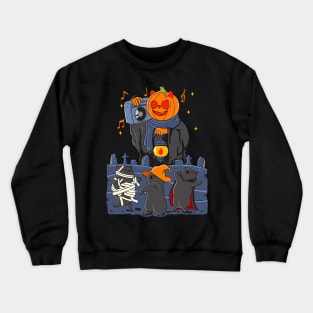 Dancing Cats Halloween Crewneck Sweatshirt